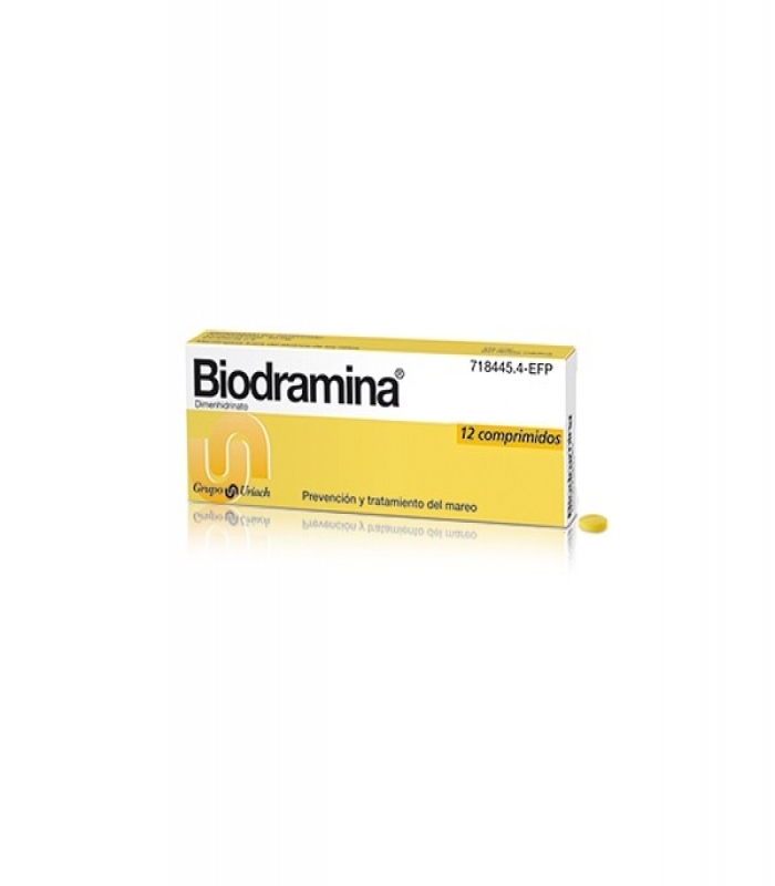BIODRAMINA 50 mg COMPRIMIDOS , 12 comprimidos