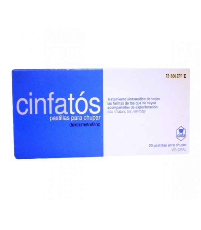 CINFATOS 10 mg PASTILLAS PARA CHUPAR , 20 comprimidos