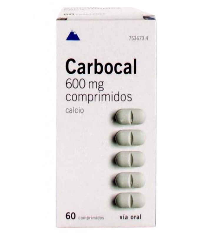 CARBOCAL 600 mg  COMPRIMIDOS, 60 comprimidos