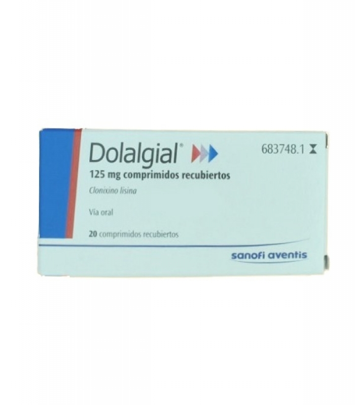DOLALGIAL CLONIXINO LISINA 125 mg COMPRIMIDOS RECUBIERTOS , 20 comprimidos