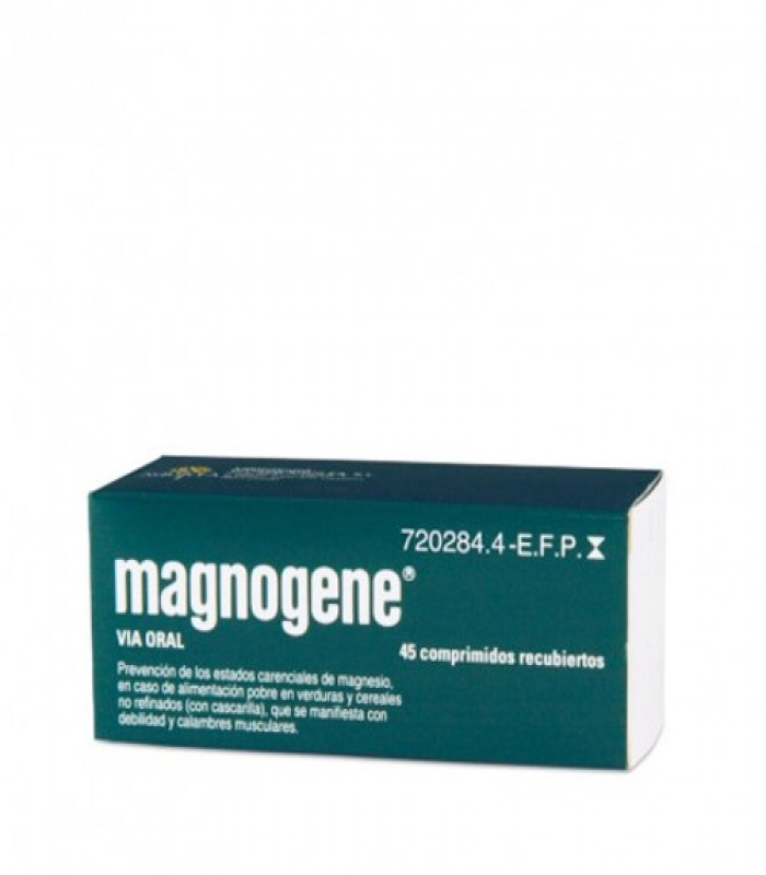 MAGNOGENE 53 mg COMPRIMIDOS RECUBIERTOS, 45 comprimidos