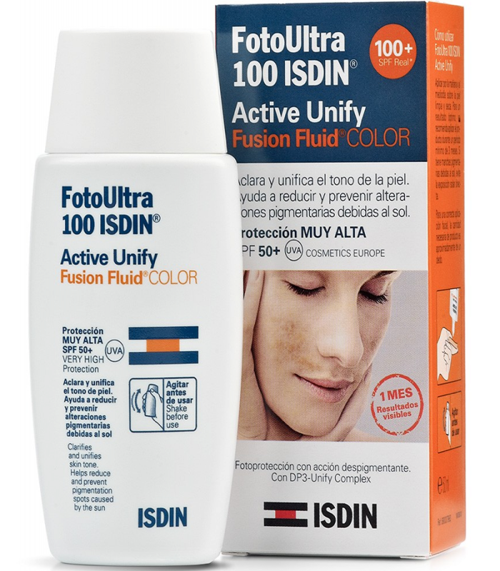 ISDIN FOTOPROTECTOR ULTRA 100 ACTIVE UNIFY COLOR SPF 100+ 50ML