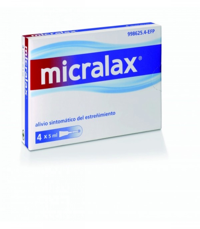 MICRALAX CITRATO/LAURIL SULFOACETATO 450 mg/45 mg solucion rectal , 4 enemas