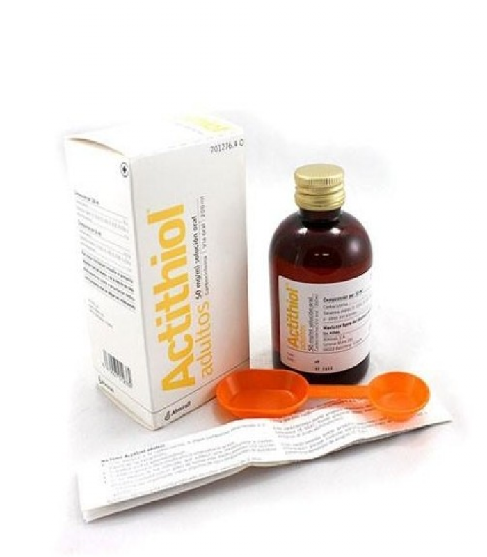 MUCOACTIOL 50 MG/ML SOLUCIÓN ORAL , 1 frasco de 200 ml