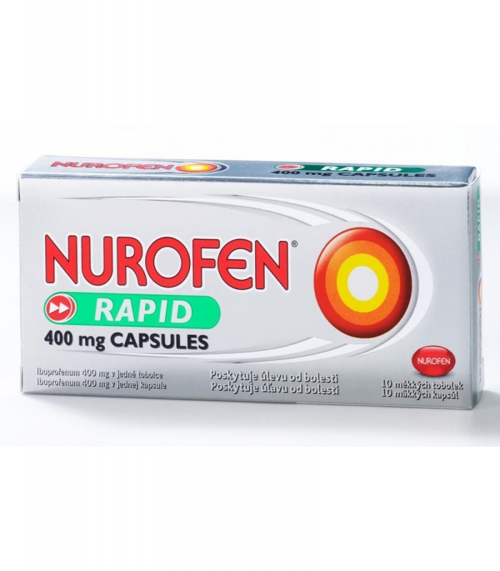 NUROFEN RAPID 400 mg CAPSULAS BLANDAS , 10 cápsulas