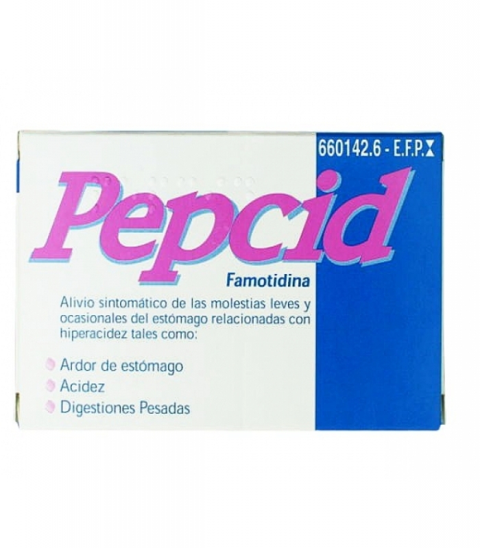 PEPCID 10 mg COMPRIMIDOS RECUBIERTOS , 12 comprimidos