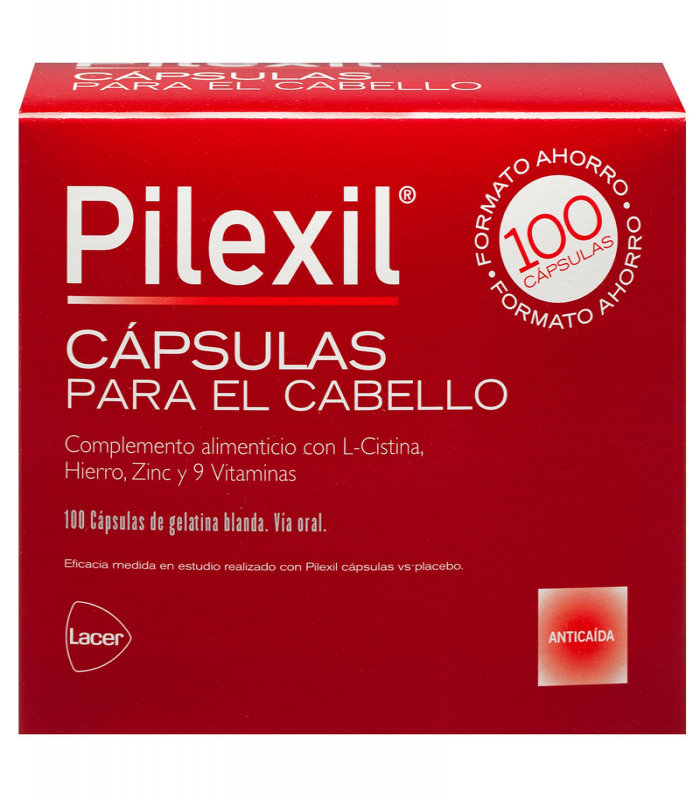 PILEXIL CAPSULAS FORTE CABELLO Y UÑAS 100 CAPS + 20 REGALO