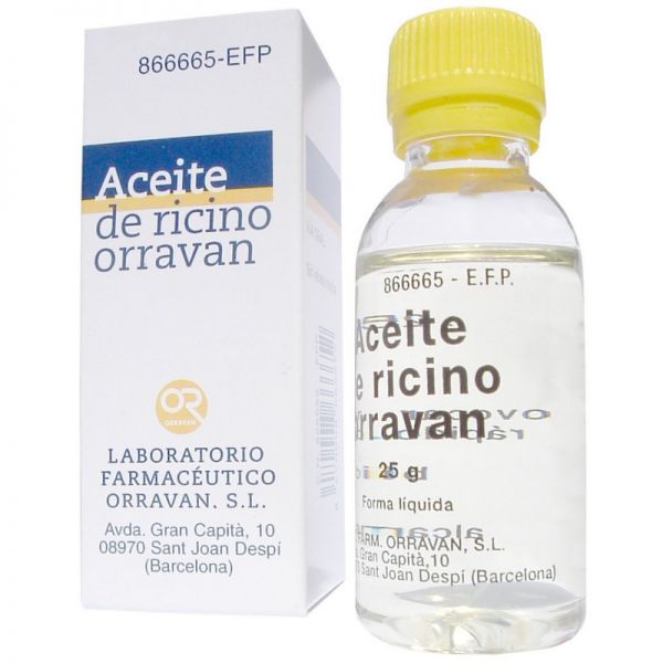 Aceite Ricino Orravan Solución Oral 25 g, Laxante