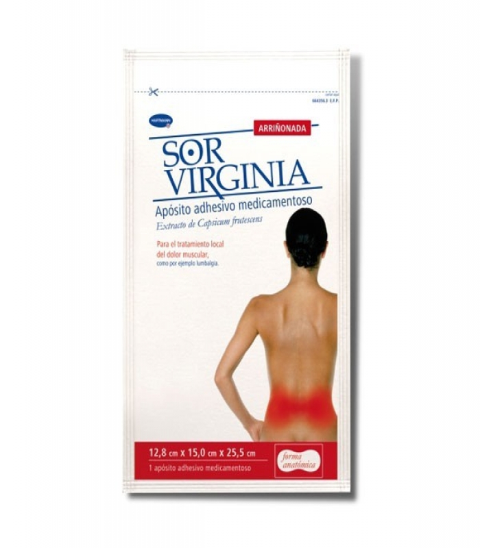 SOR VIRGINIA APOSITO ADHESIVO MEDICAMENTOSO, ARRIÑONADA , 1 apósito