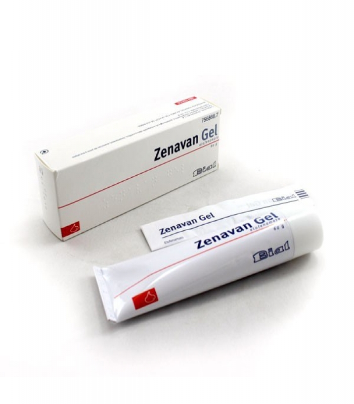 ZENAVAN 50 MG/G GEL , 1 tubo de 60 g