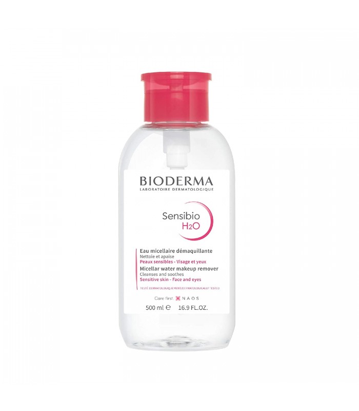 BIODERMA SENSIBIO H20 SOLUCIÓN MICELAR PIEL SENSIBLE 500ML BOMBA