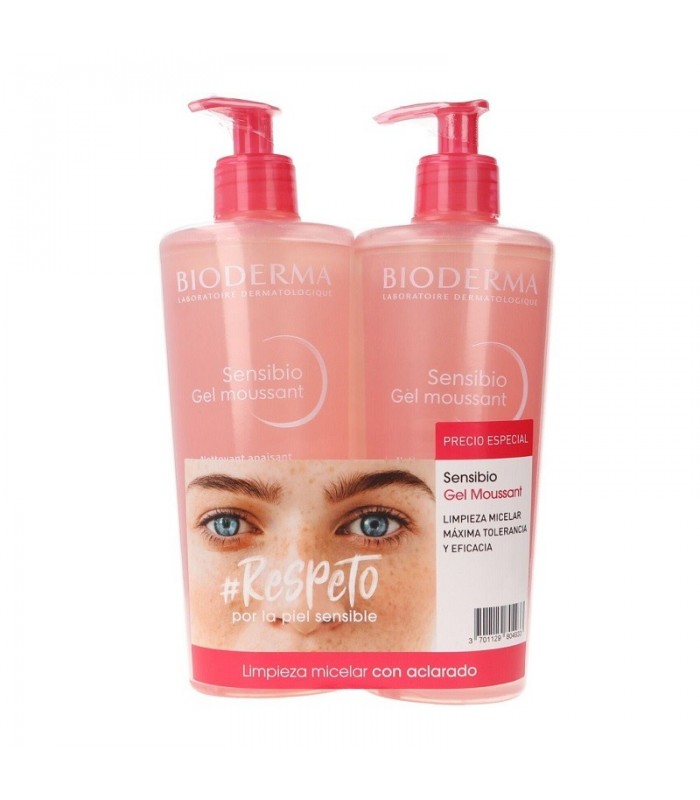 BIODERMA DUPLO SENSIBIO GEL MOUSSANT 2 x 500 ML