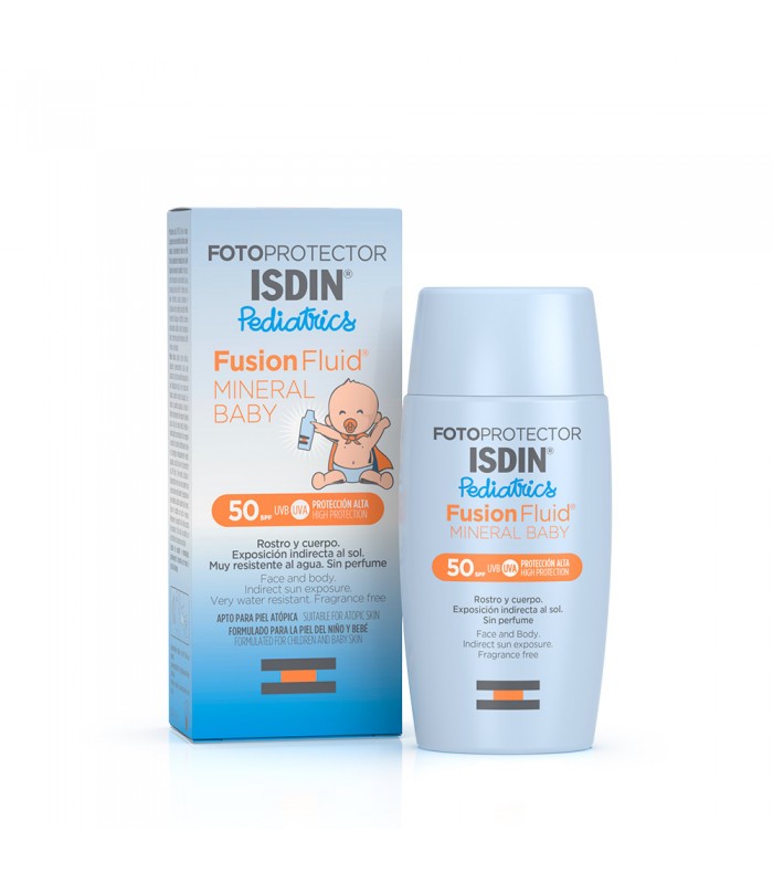 FOTOPROTECTOR ISDIN FUSION FLUID MINERAL BABY 50