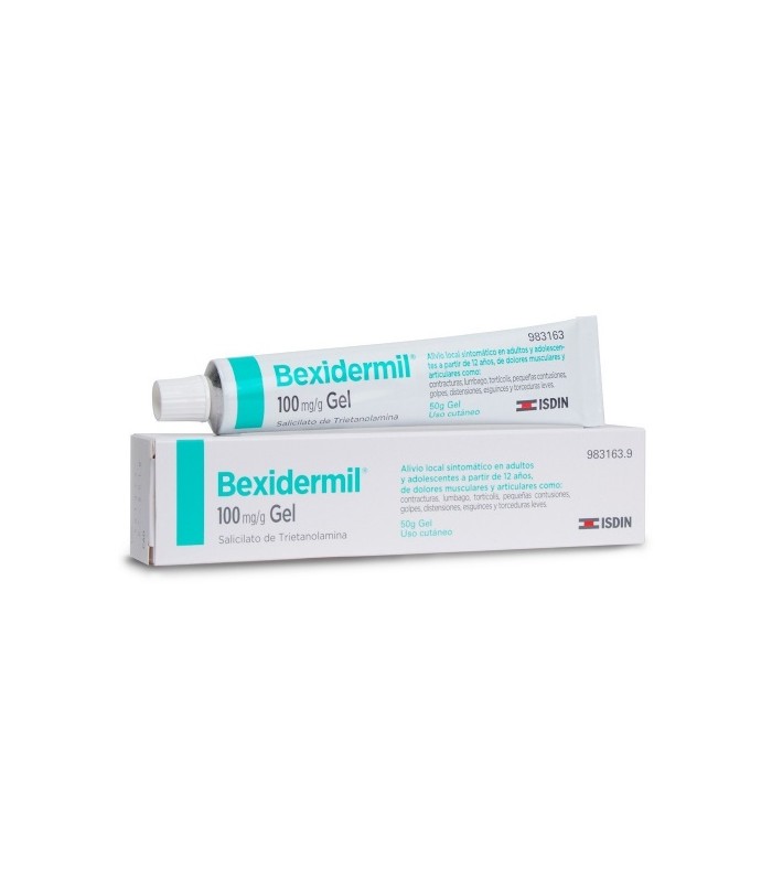 BEXIDERMIL 100 mg/g CREMA, 1 tubo de 50 g