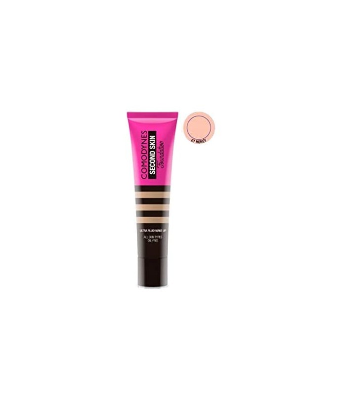 COMODYNES SECOND SKIN MAQUILLAJE FLUIDO 01 HONEY