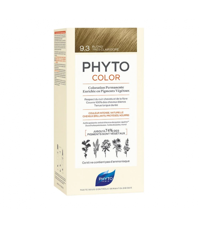 PHYTOCOLOR 9.3 BLOND TRES CLAIRE DORE
