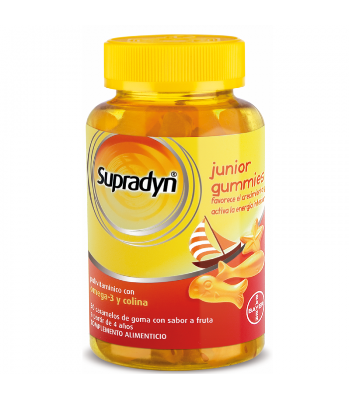 SUPRADYN JUNIOR GUMMIES CARAMELOS DE GOMA 30 U 4