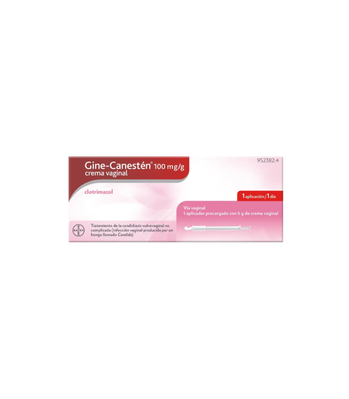GINE-CANESTEN 100 mg/g CREMA VAGINAL , 1 tubo de 5 g