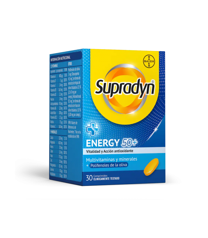Supradyn Energy 50+, 90 COMPRIMIDOS