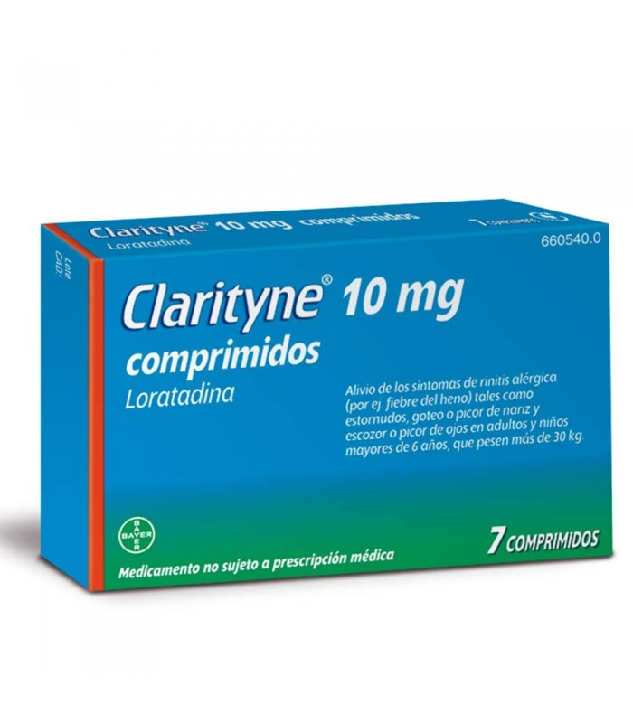 CLARITYNE 10 mg COMPRIMIDOS, 7 comprimidos
