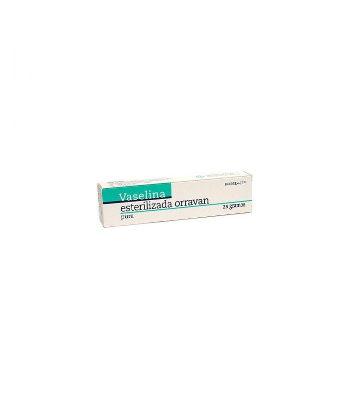 VASELINA ESTERILIZADA PURA ORRAVAN POMADA , 1 tubo de 25 g